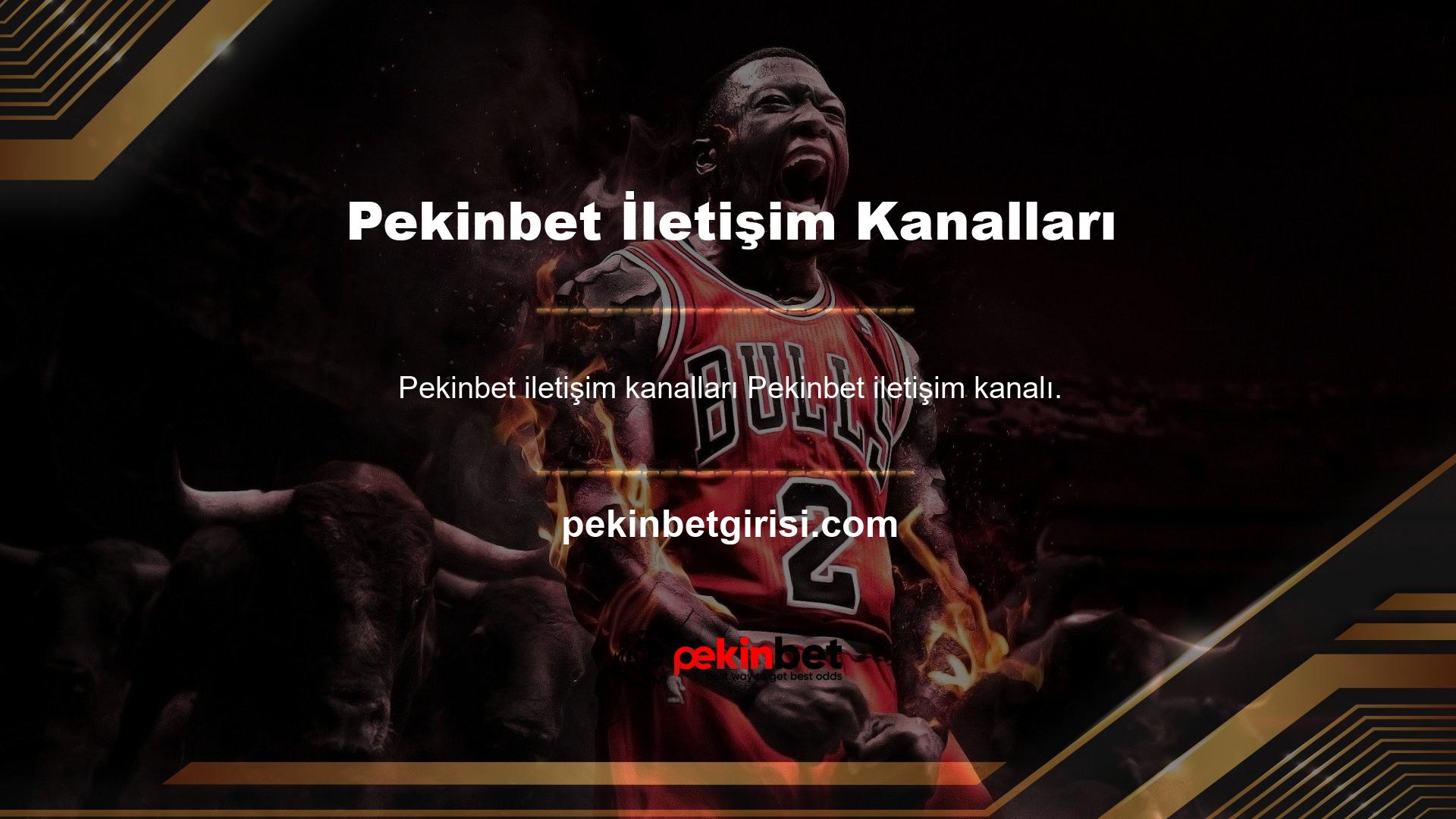 Pekinbet tüm iletişim kanallarında müşteri ile sağlam bir zeminde yer alır ve onunla birlikte gelen ve çok kısa sürede çözümler üreten tüm rahatsızlıkları ve tüm yorum ve düşünceleri görür